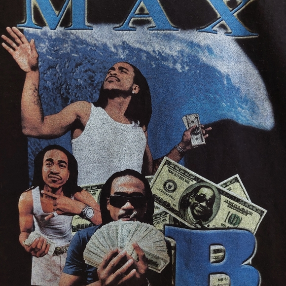 Coke Magic Max B Rapper black t shirt size s men's - Picture 2 of 5